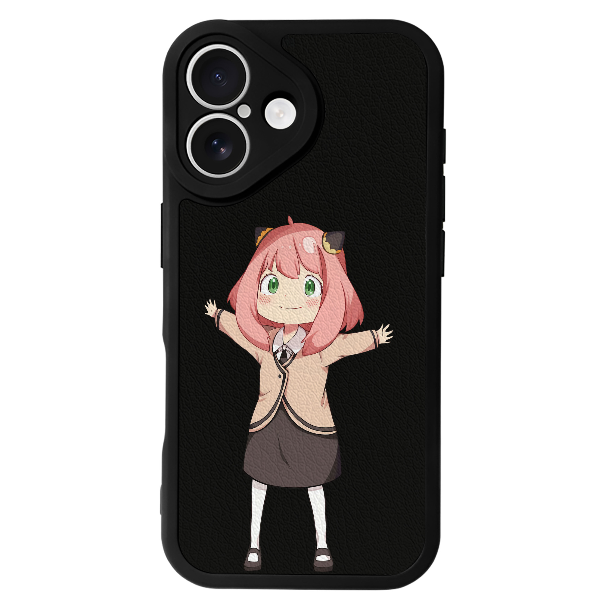 （画像用） SPY×FAMILY间谍家家酒 【iPhone 16シリーズ対応】シリコンスマホケース（レザー調） 材質：シリコン